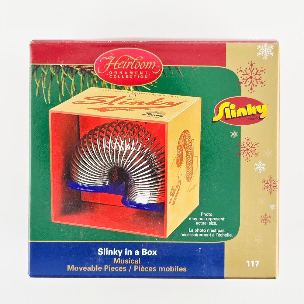 2005 Carlton Cards SLINKY Sound Action Vintage Heirloom Christmas Ornament 2005